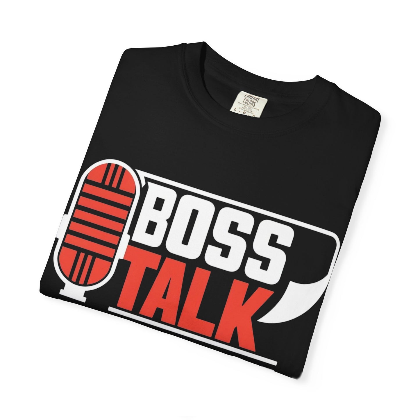 Boss Talk In The Basement Black T-Shirt