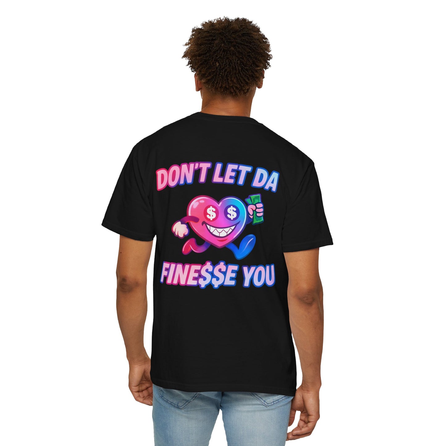 Finessin Bags Men’s Black Pink & Blue T-Shirt