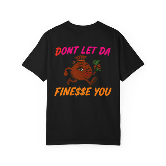 Finessin Bags Women’s Black Orange White & Brown T-Shirt