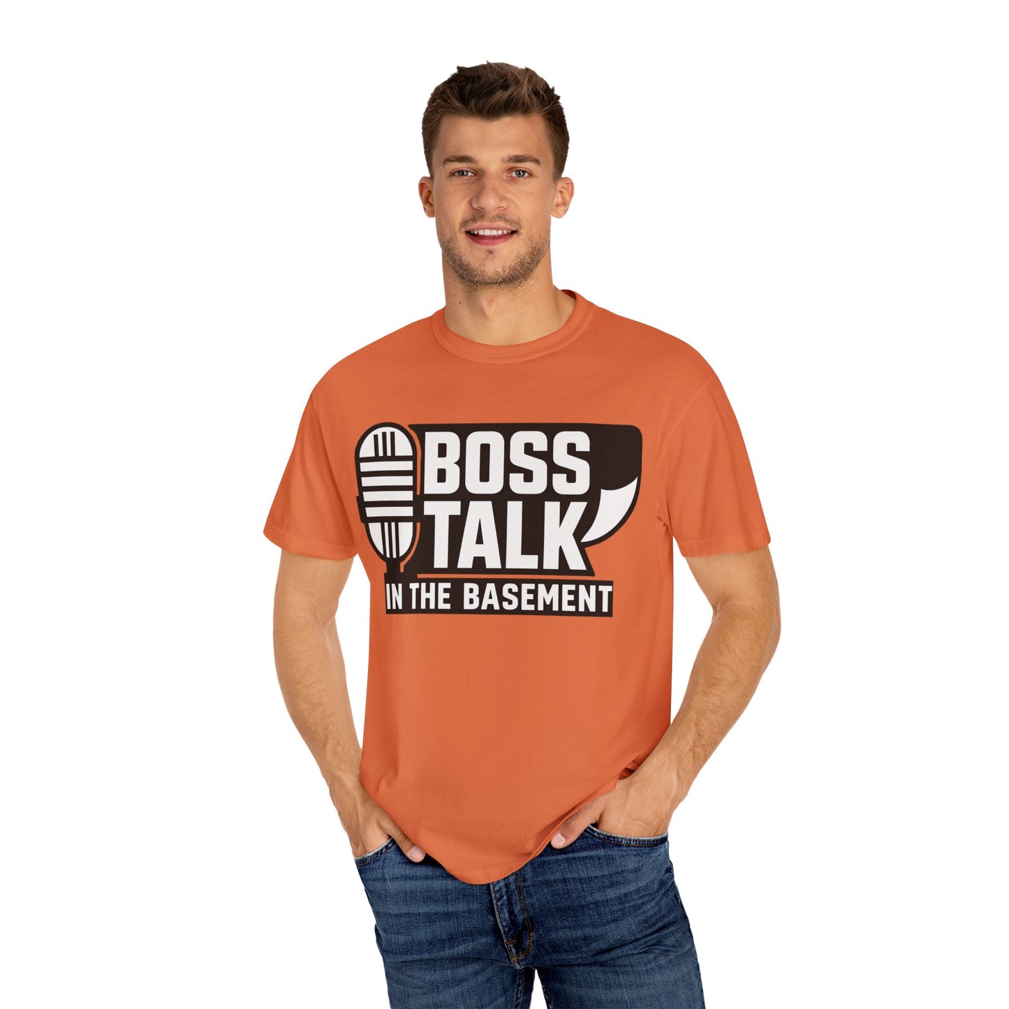 Boss Talk In The Basement Orange T-Shirt