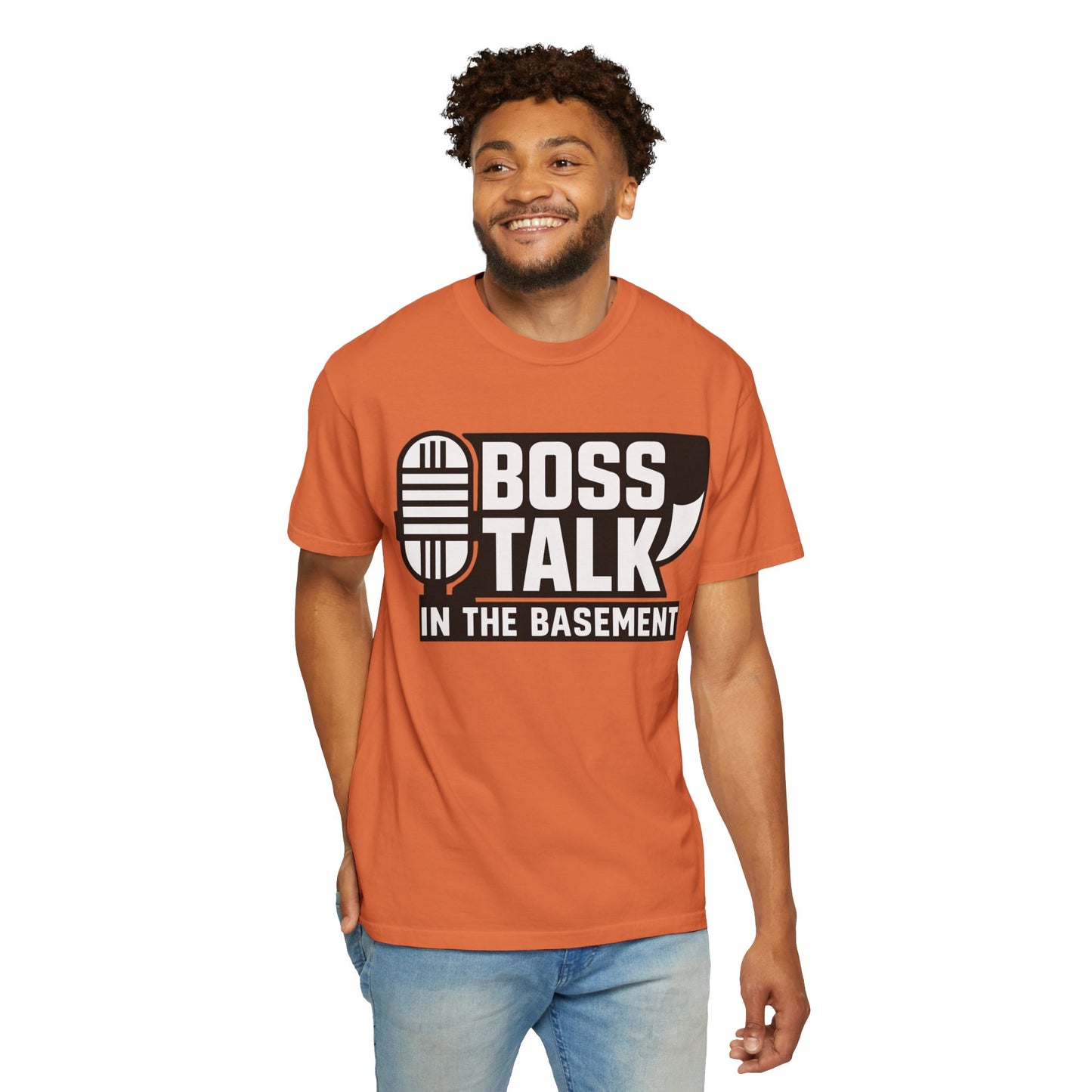 Boss Talk In The Basement Orange T-Shirt