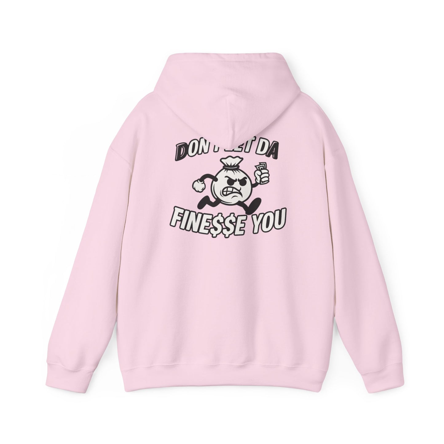 Finessin Bags Men’s Pink Hooded Sweatshirt