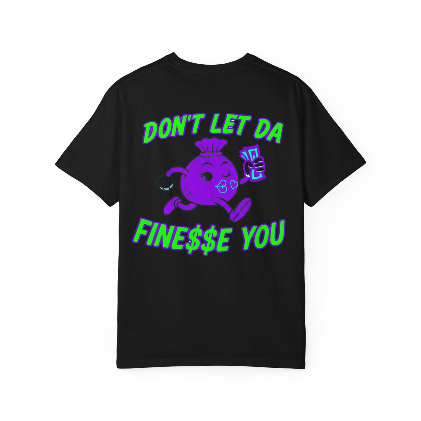 Finessin Bags Women’s Black Purple & Green T-Shirt