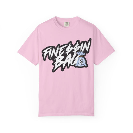 Finessin Bags Men’s Pink Black & White T-Shirt