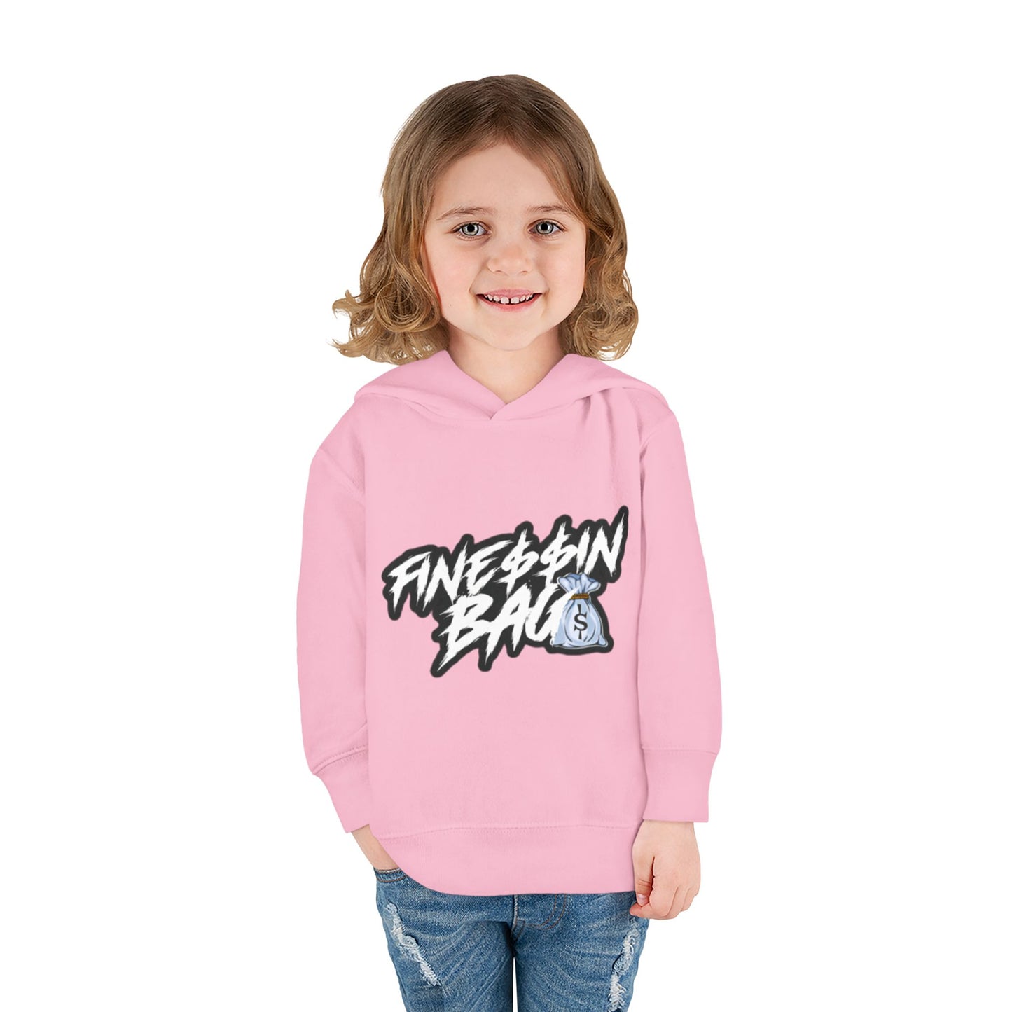 Finessin Bags Toddler Pink Hoodie