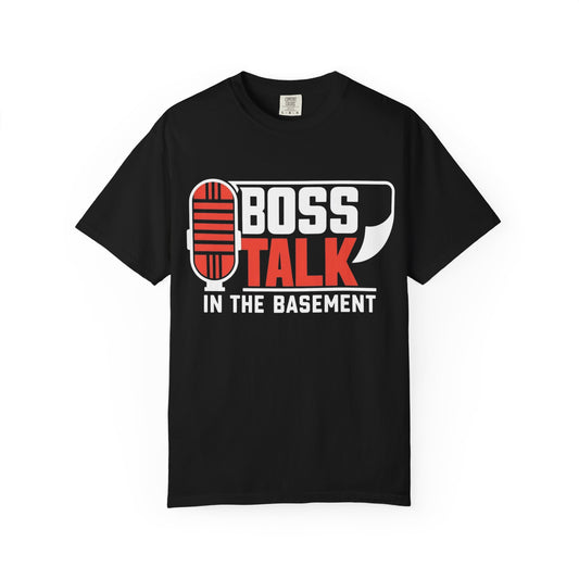 Boss Talk In The Basement Black T-Shirt