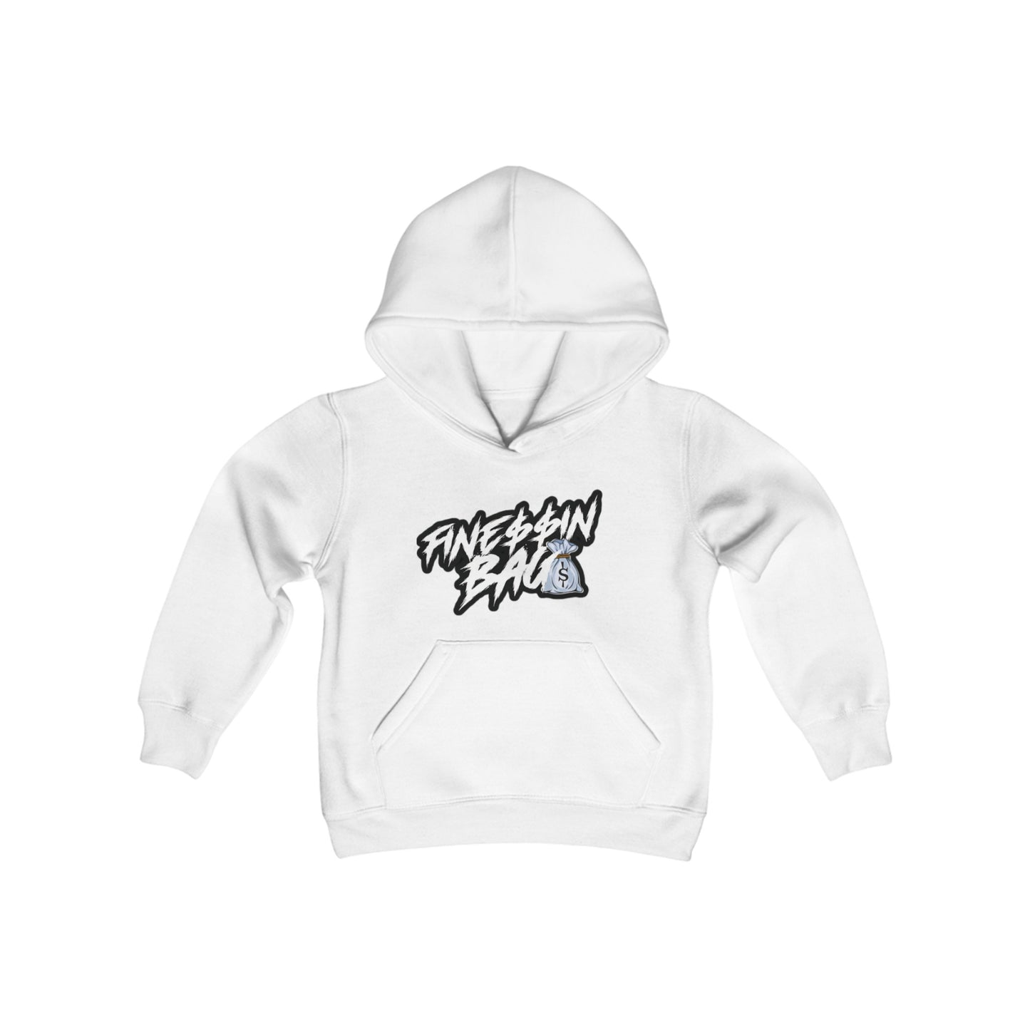 Finessin Bags Clothing Kids White Heavy Blend Hooded Sweatshirt