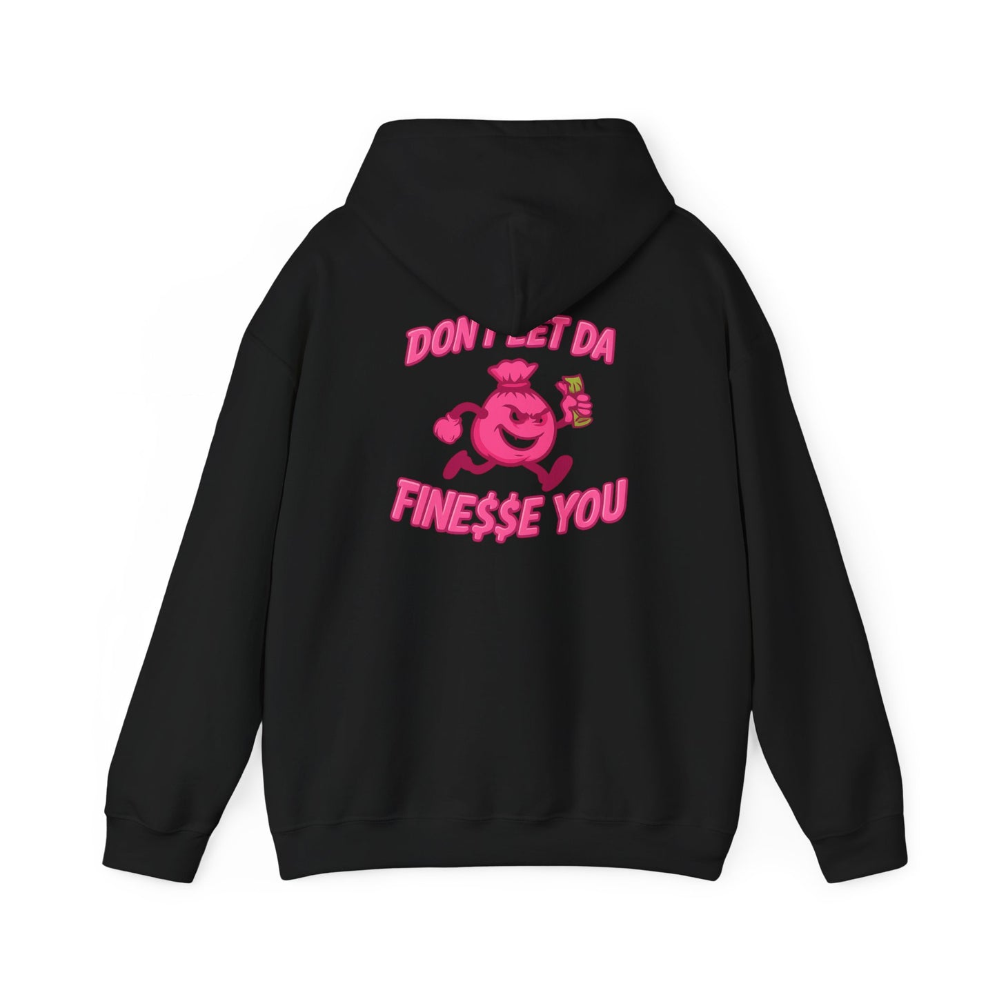 Finessin Bags Men’s Black & Pink Hooded Sweatshirt