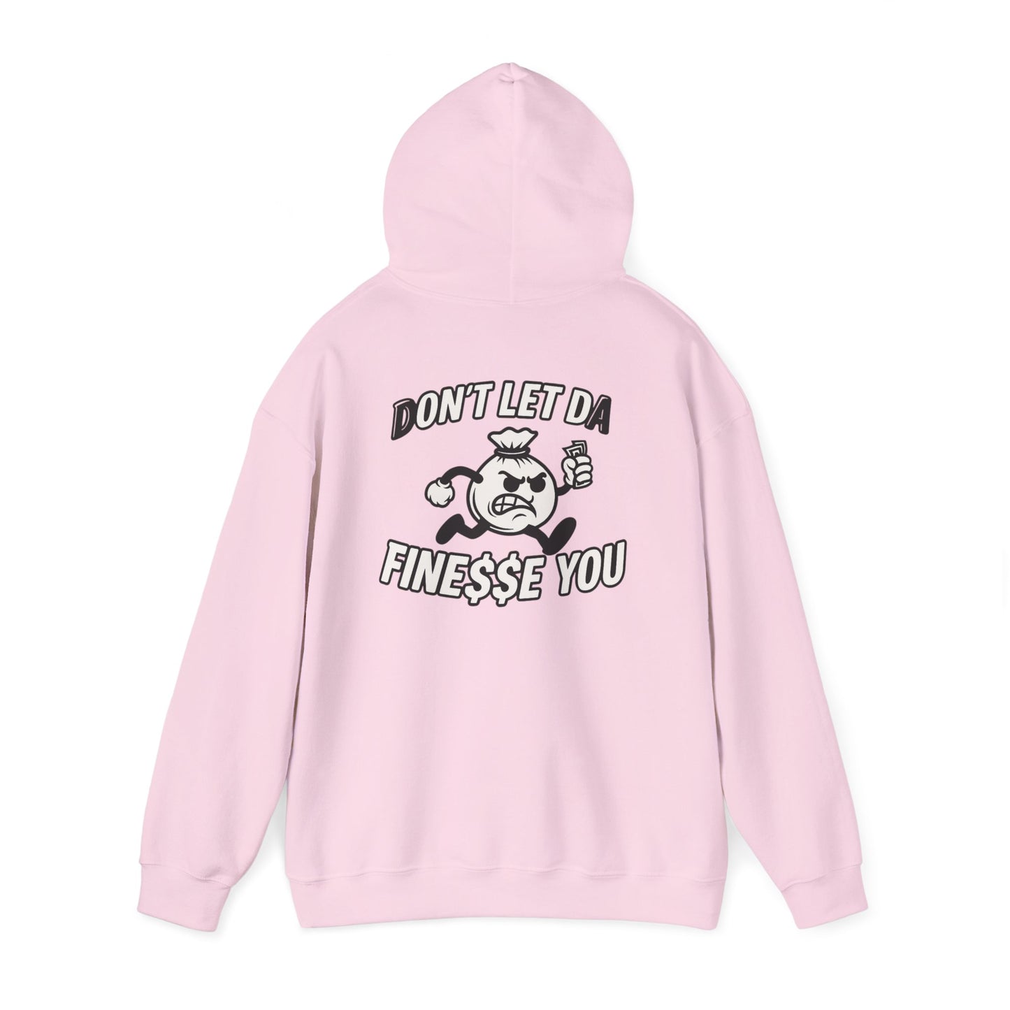 Finessin Bags Men’s Pink Hooded Sweatshirt