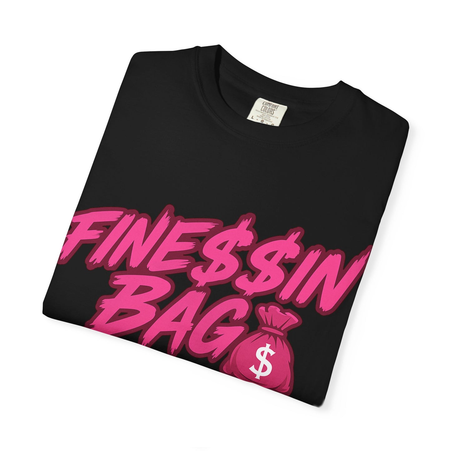 Finessin Bags Woman’s Black & Pink T-Shirt