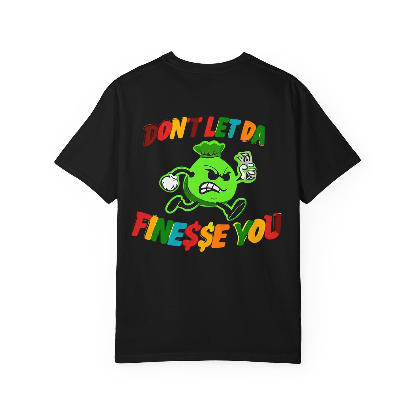 Finessin Bags Men’s Multi-Colored Black T-Shirt