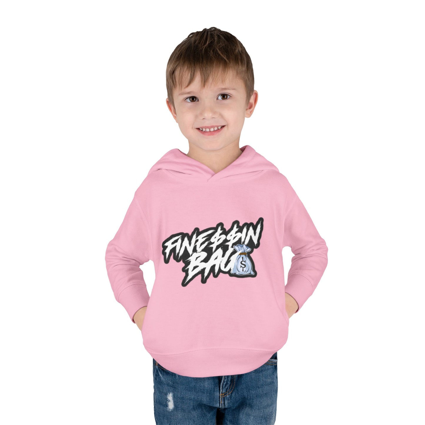 Finessin Bags Toddler Pink Hoodie