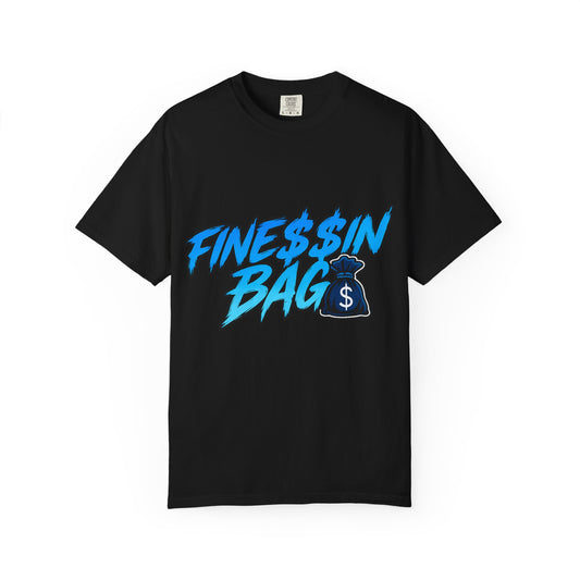 Finessin Bags Men’s Black & Blue T-Shirt