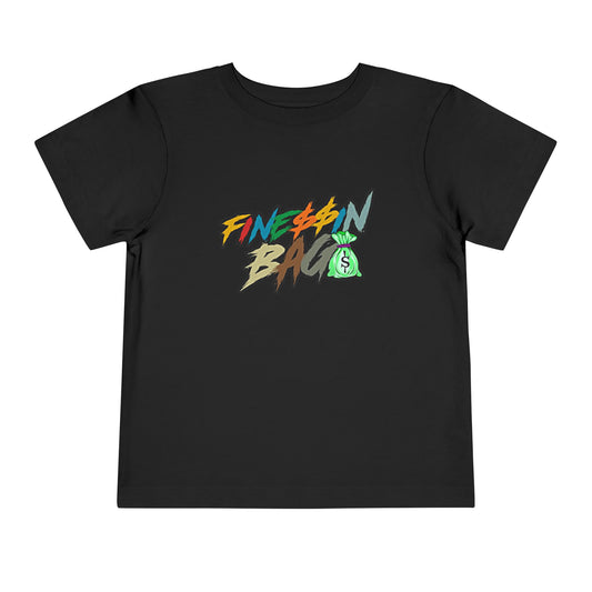 Finessin Bags Toddler Black Tee