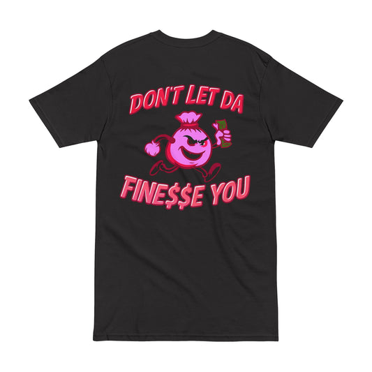 Finessin Bags Men's Black Pink & Red T-Shirt