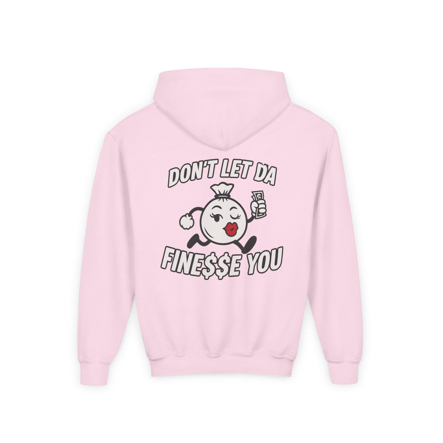 Finessin Bags Kids Pink Black & White Hooded Sweatshirt