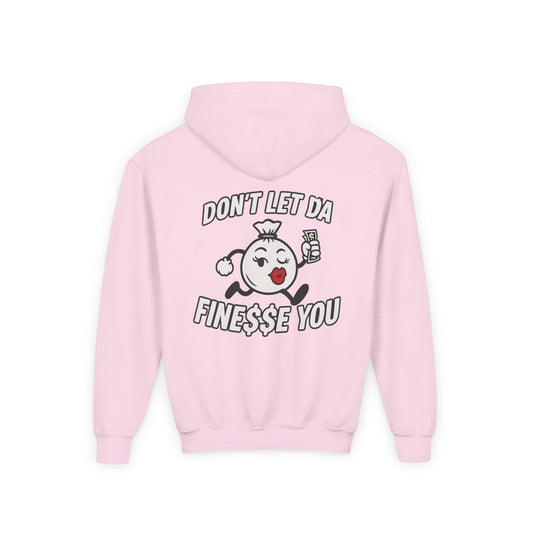Finessin Bags Kids Pink Black & White Hooded Sweatshirt