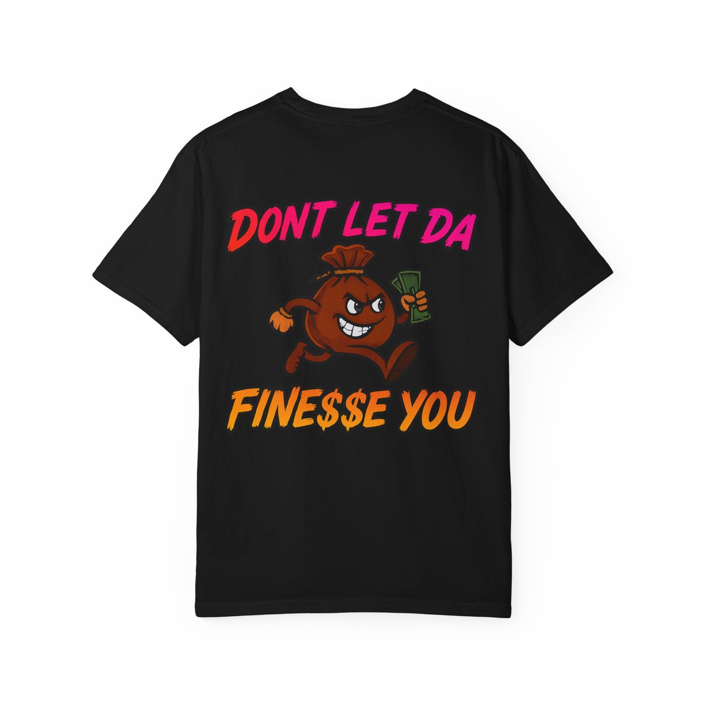 Finessin Bags Men’s Black Orange White & Brown  T-Shirt