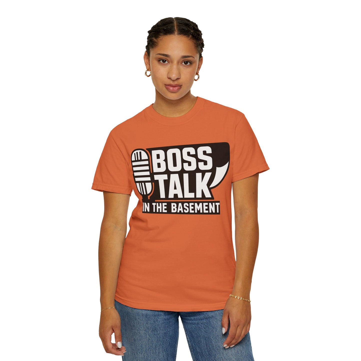 Boss Talk In The Basement Orange T-Shirt